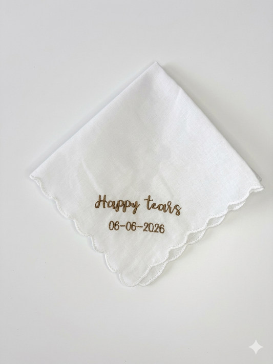 Gepersonaliseerde zakdoek dames