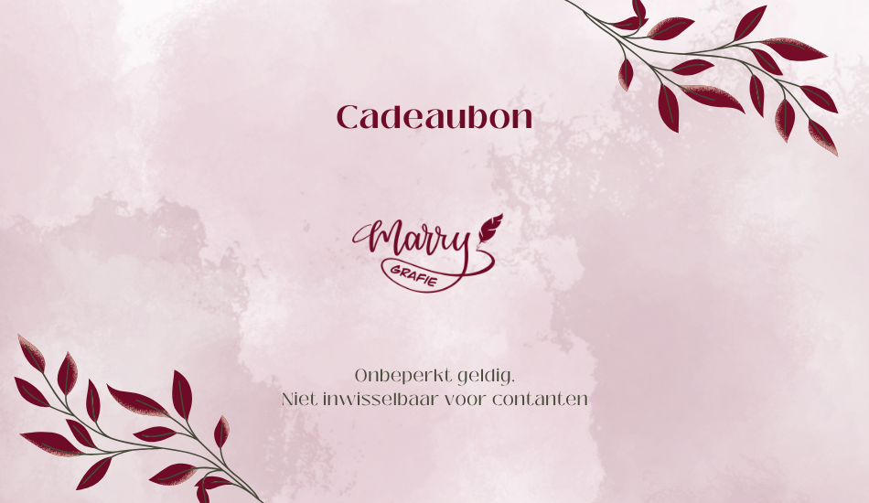 Marrygrafie-cadeaubon