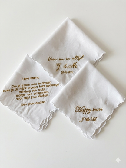 Gepersonaliseerde zakdoek dames
