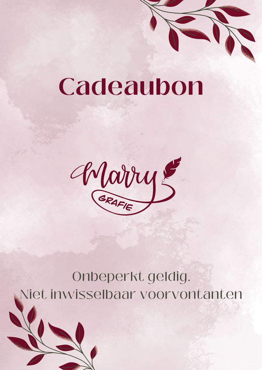 Marrygrafie-cadeaubon